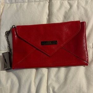 Mary Kay Vibrant Red Clutch with Chain Lip Gloss
